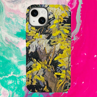 Coque Pour iPhone 14 Branches d'acacia florissantes de Van Gogh - Flora