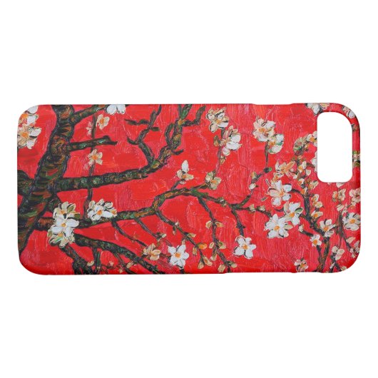Coques Case-Mate iPhone Branches d'Amandiers en Blossom, Van Gogh (Dos (Horizontal))