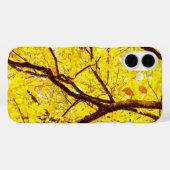 Coques Case-Mate iPhone Branches d'automne - jaune doré (Verso (horizontal))