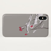 Coques Case-Mate iPhone Branches De Baies D'Hiver Couvertes De Neige (Dos (Horizontal))