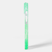Coques Case-Mate iPhone Branches de Menthe Verte Brumeuse Givrée (Verso / Gauche)