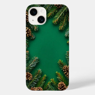 Coque Pour iPhone 14 Branches et pommes de pin