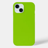 Coques Case-Mate iPhone Brat vert uni (Verso)
