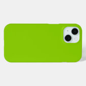 Coques Case-Mate iPhone Brat vert uni (Verso (horizontal))