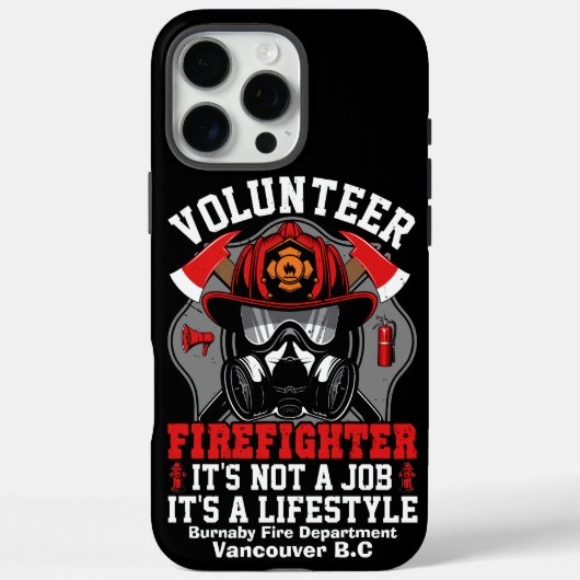 Coques Case-Mate iPhone Brave pompier prêt à l'action en tenue vibrante (Verso)