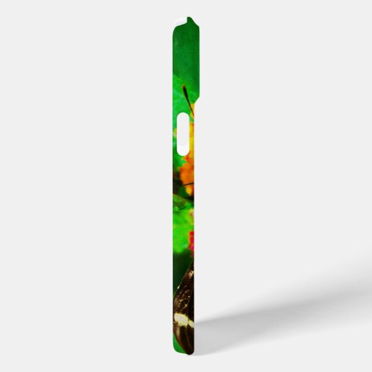 Coques Case-Mate iPhone Brayures blanches noires photo papillon zèbre (Verso / Droite)