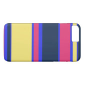 Coques Case-Mate iPhone Brayures rose, jaune et bleue (Dos (Horizontal))