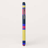 Coques Case-Mate iPhone Brayures rose, jaune et bleue (Dos/Gauche)