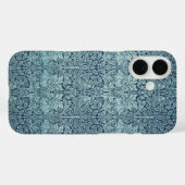 Coques Case-Mate iPhone Brer Rabbit par William Morris Motif de textile bl (Verso (horizontal))