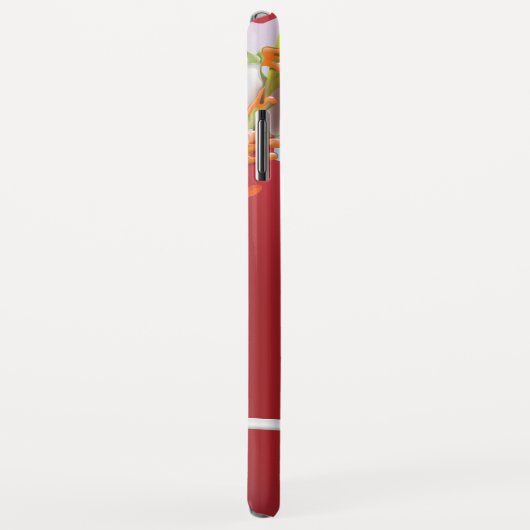 Coques Case-Mate iPhone Brésil Affiche illustrée de voyage. (Dos/Droite)