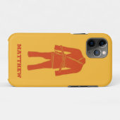 Coques Case-Mate iPhone Brésilien Jiu Jitsu BJJ Gi Uniforme Personnalisé (Dos (Horizontal))