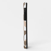 Coques Case-Mate iPhone Brevet de Brown Beige (Dos/Gauche)