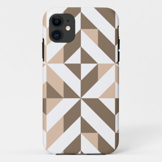 Coques Case-Mate iPhone Brevet de Brown Beige (Dos)