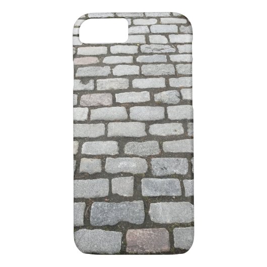 Coques Case-Mate iPhone Brick Cobblestone Street Pathway Nature Photograph (Dos)