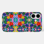 Coques Case-Mate iPhone Bright Abstrait Flower Art (Verso (horizontal))