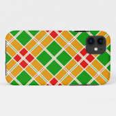 Coques Case-Mate iPhone Bright Argyl rouge vert jaune motif accessoire (Dos (Horizontal))