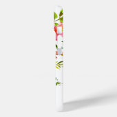Coques Case-Mate iPhone Bright Blooms Custom Photo Monogramme (Verso / Gauche)