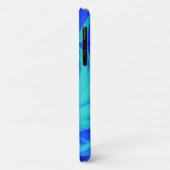 Coques Case-Mate iPhone Bright Blue Tulip iPhone 3 Case (Dos/Gauche)