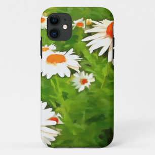 Case-Mate iPhone Case Bright Colorful Jardin blanc pâle marguerites v4b