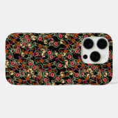 Coques Case-Mate iPhone Bright Floral Pattern avec feuillage vert (Verso (horizontal))