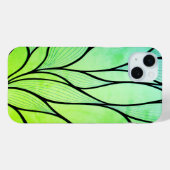Coques Case-Mate iPhone Bright Green Hues Creative Leave Motif (Verso (horizontal))