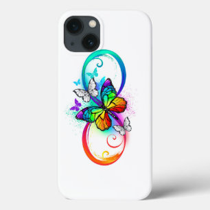 Case-Mate iPhone Case Bright infinity with rainbow butterfly