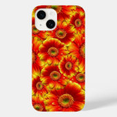 Coques Case-Mate iPhone Bright Orange Flowers (Verso)