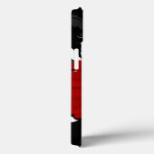 Coques Case-Mate iPhone Bright Red Gerbera Daisy on Black (Verso / Droite)