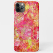 Coques Case-Mate iPhone Bright rose rouge orange jaune Polygone Art (Dos)