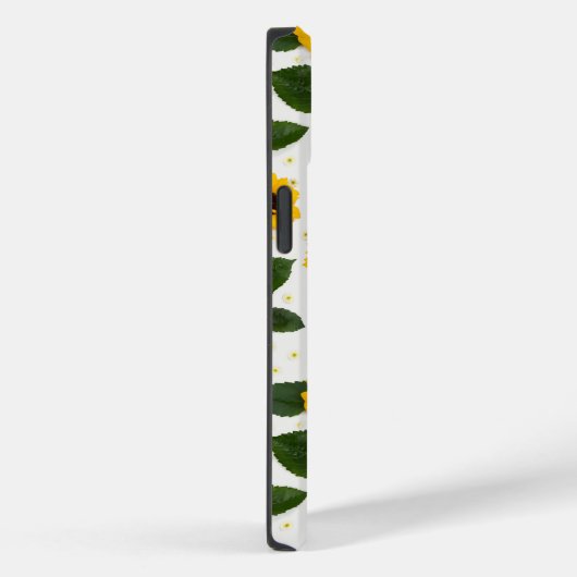 Coques Case-Mate iPhone Bright sunflower pattern (Verso / Droite)