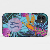 Coques Case-Mate iPhone Bright Tropical Folift Motif avec Hummingbird (Dos (Horizontal))
