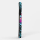 Coques Case-Mate iPhone Bright Tropical Folift Motif avec Hummingbird (Dos/Droite)