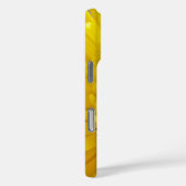 Coques Case-Mate iPhone Bright Yellow Spiky Dahlia photo de gros plan (Verso / Droite)
