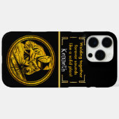 Coques Case-Mate iPhone Brillance métal en or radiant (Verso (horizontal))