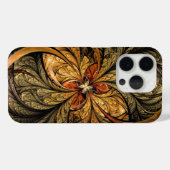 Coques Case-Mate iPhone Brillant Feuilles art fractal Abstrait (Verso (horizontal))