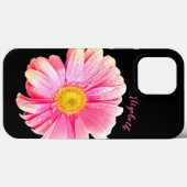 Coques Case-Mate iPhone Brillant poil rose et humide (Verso (horizontal))
