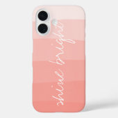 Coques Case-Mate iPhone Briller | Aquarelle Ombre Stripe (Verso)