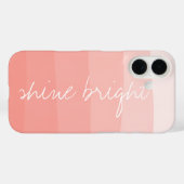 Coques Case-Mate iPhone Briller | Aquarelle Ombre Stripe (Verso (horizontal))