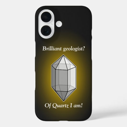 Coques Case-Mate iPhone Brilliant géologue Quartz Pun (Verso)