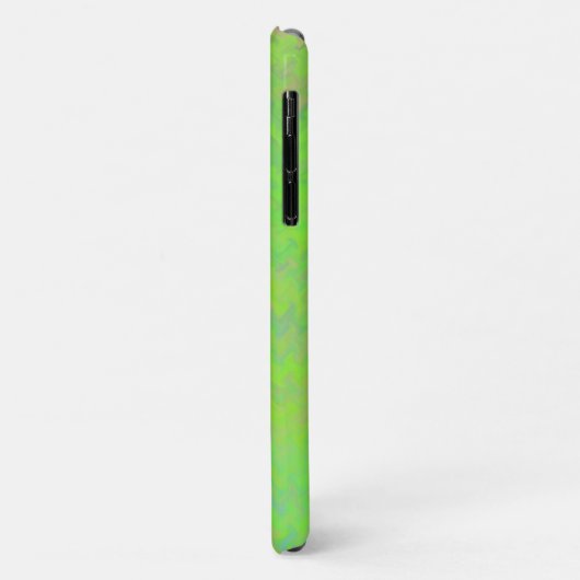 Coques Case-Mate iPhone Brilliant Lime Green Marbled Art (Dos/Gauche)
