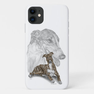 Case-Mate iPhone Case Brindle Greyhound Chig Art