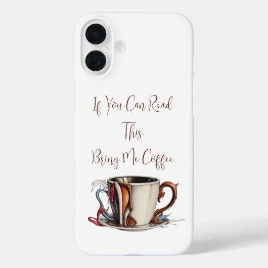 Coques Case-Mate iPhone Bring me coffee cover (Verso)