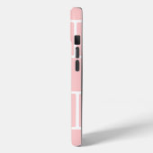 Coques Case-Mate iPhone Briques Carré rose clair (Verso / Gauche)