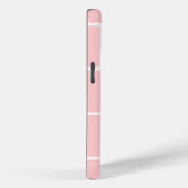 Coques Case-Mate iPhone Briques Carré rose clair (Verso / Droite)