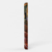 Coques Case-Mate iPhone Briser le Cercle Vortex de Feu Art Abstrait (Dos/Droite)