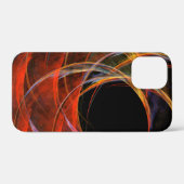 Coques Case-Mate iPhone Briser le Cercle Vortex de Feu Art Abstrait (Verso (horizontal))