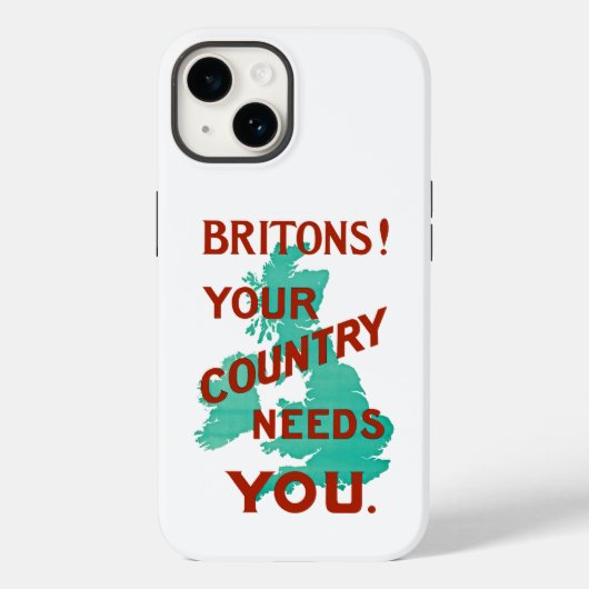 Coques Case-Mate iPhone Britanniques ! Votre pays a besoin de vous Coque-M (Verso)