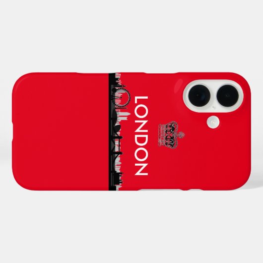 Coques Case-Mate iPhone British Red London (Verso (horizontal))