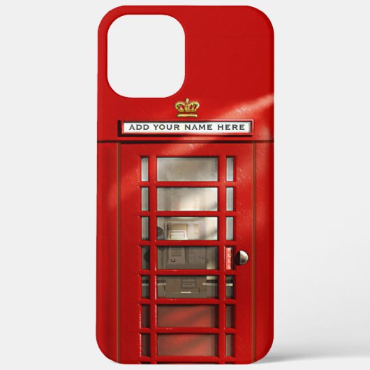 Coques Case-Mate iPhone British Red Telephone Booth Personnalisé (Verso)