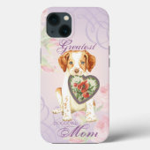 Coques Case-Mate iPhone Brittany Heart Maman (Verso)